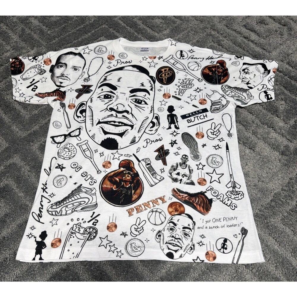 Vintage Penny Hardaway T-shirt Vapor Apparel Large - GREAT CONDITION!